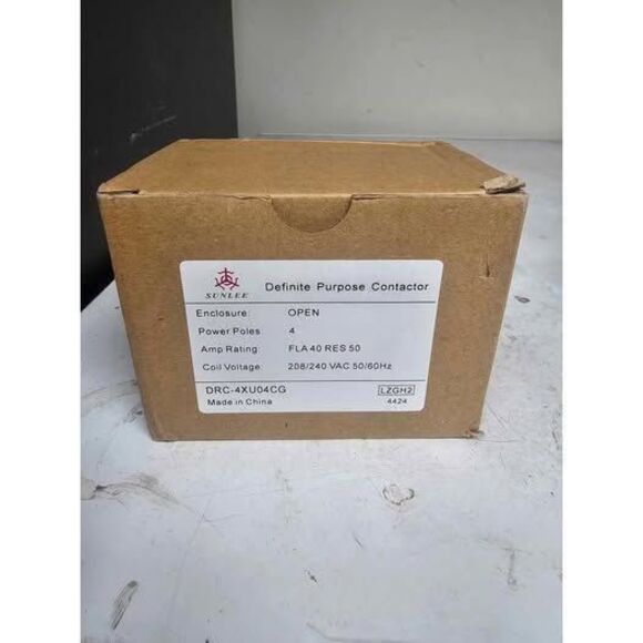 Sunlee NEW FIT FOR Four stage AC contactor DRC-4XU04CG 208V-240V 40A - Picture 1 of 3